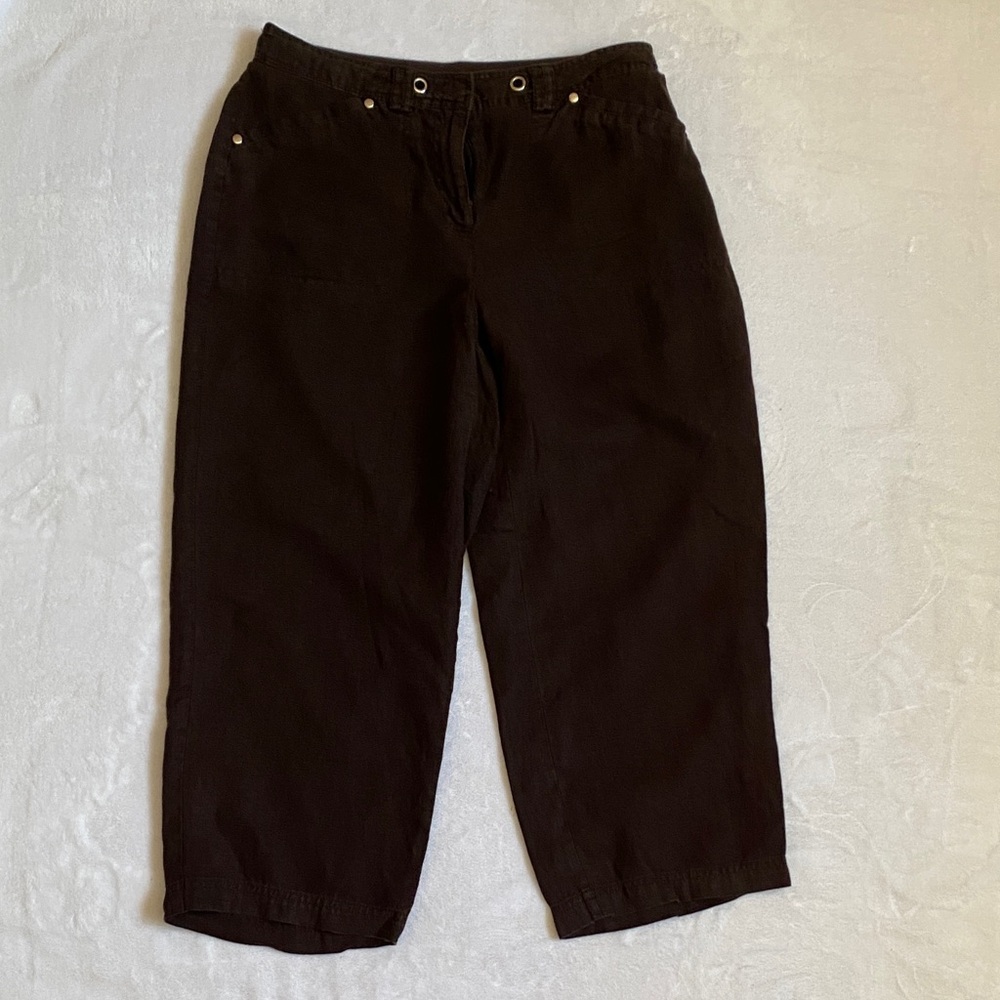 Stylish Brown Cropped Pants